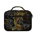 Golden Spiritual Koi Fish Print Briefcase Bible Bag