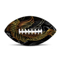 Golden Spiritual Koi Fish Print Rugby Ball