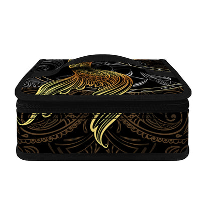 Golden Spiritual Koi Fish Print Small Lunch Bag