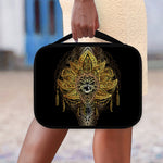 Golden Spiritual Lotus Print Classic Bible Case