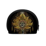 Golden Spiritual Lotus Print Coin Purse