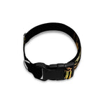 Golden Spiritual Lotus Print Dog Collar