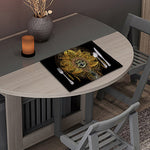Golden Spiritual Lotus Print Placemat