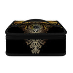 Golden Spiritual Lotus Print Small Lunch Bag