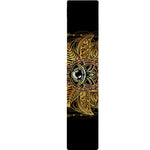 Golden Spiritual Lotus Print Table Runner