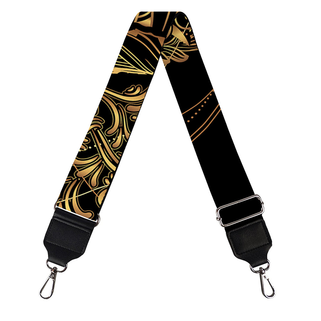 Golden Spiritual Owl Print Bag Strap