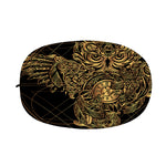 Golden Spiritual Owl Print Car Side Mirror Covers