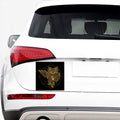 Golden Spiritual Owl Print Car Sticker