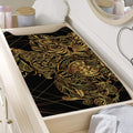 Golden Spiritual Owl Print Changing Pad Cover