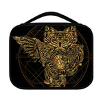 Golden Spiritual Owl Print Classic Bible Case