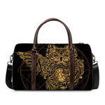 Golden Spiritual Owl Print Duffle Bag