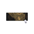 Golden Spiritual Owl Print Extended Mouse Pad
