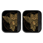 Golden Spiritual Owl Print Handle Covers