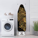 Golden Spiritual Owl Print Ironing Board Cover