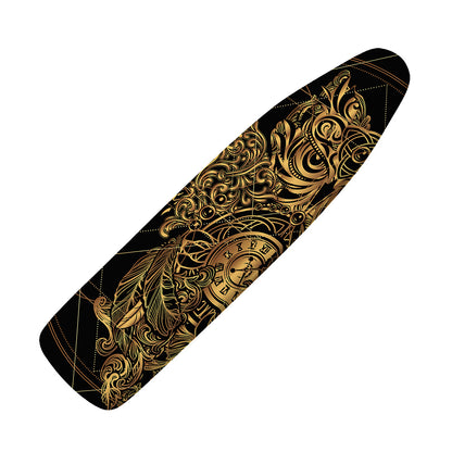 Golden Spiritual Owl Print Ironing Board Cover
