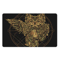 Golden Spiritual Owl Print Polyester Doormat