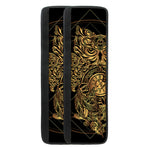 Golden Spiritual Owl Print Refrigerator Handle Covers