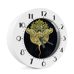Golden Spiritual Stingray Print Alarm Clock