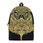 Golden Spiritual Stingray Print Backpack