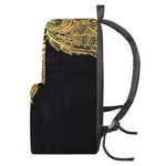 Golden Spiritual Stingray Print Backpack