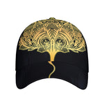 Golden Spiritual Stingray Print Baseball Cap