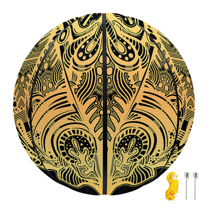Golden Spiritual Stingray Print Basketball