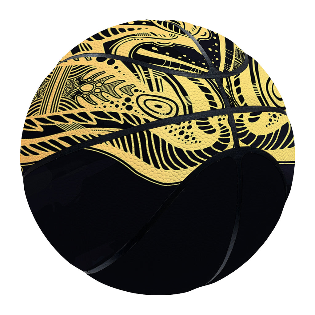 Golden Spiritual Stingray Print Basketball
