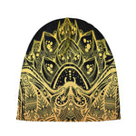 Golden Spiritual Stingray Print Beanie