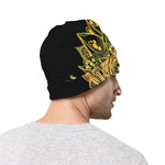 Golden Spiritual Stingray Print Beanie