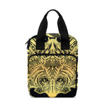 Golden Spiritual Stingray Print Bible Tote Bag