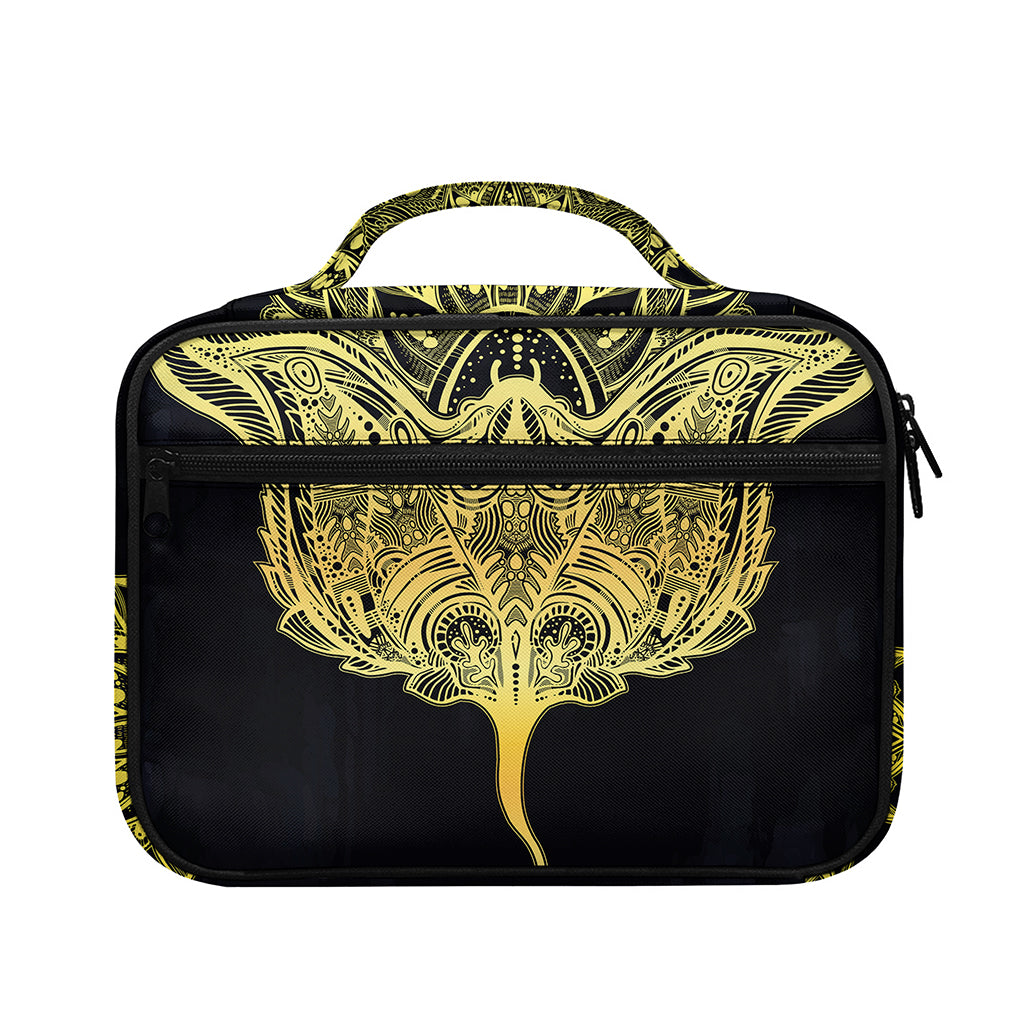 Golden Spiritual Stingray Print Briefcase Bible Bag