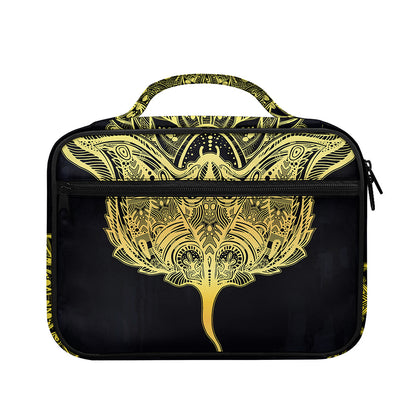 Golden Spiritual Stingray Print Briefcase Bible Bag