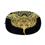 Golden Spiritual Stingray Print Car Side Mirror Covers