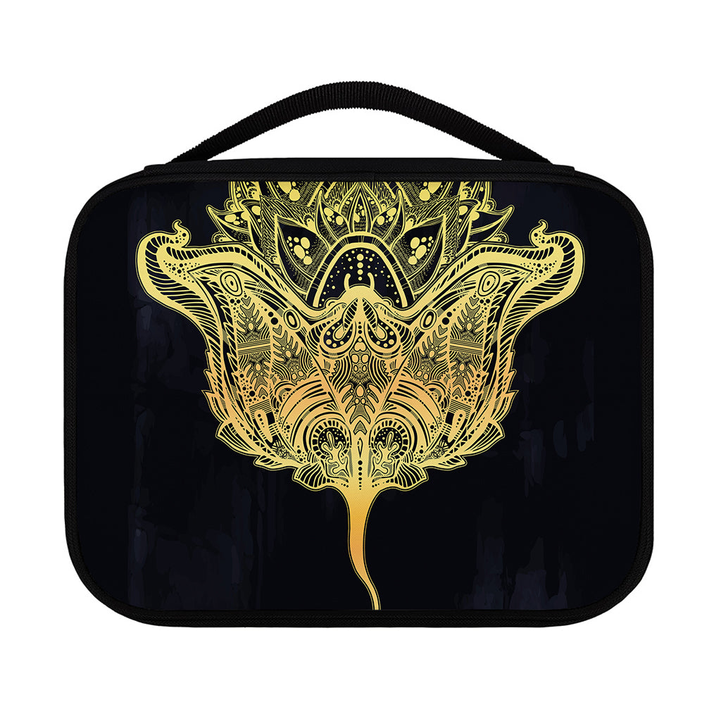 Golden Spiritual Stingray Print Classic Bible Case