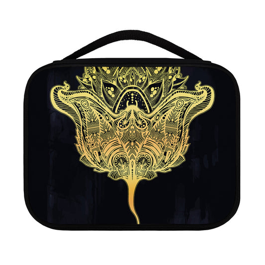 Golden Spiritual Stingray Print Classic Bible Case
