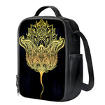 Golden Spiritual Stingray Print Crossbody Lunch Bag
