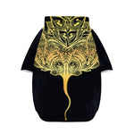 Golden Spiritual Stingray Print Dog Zip Up Hoodie