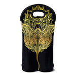 Golden Spiritual Stingray Print Double Neoprene Wine Tote