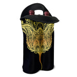 Golden Spiritual Stingray Print Double Neoprene Wine Tote