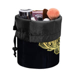 Golden Spiritual Stingray Print Drawstring Makeup Bag