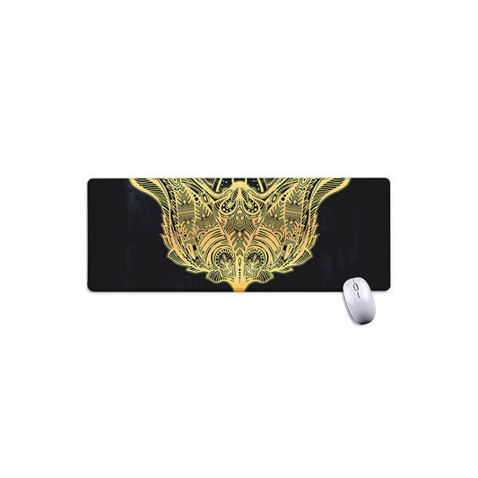Golden Spiritual Stingray Print Extended Mouse Pad