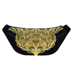 Golden Spiritual Stingray Print Fanny Pack