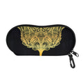 Golden Spiritual Stingray Print Glasses Case
