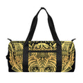 Golden Spiritual Stingray Print Gym Bag