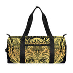 Golden Spiritual Stingray Print Gym Bag