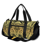 Golden Spiritual Stingray Print Gym Bag