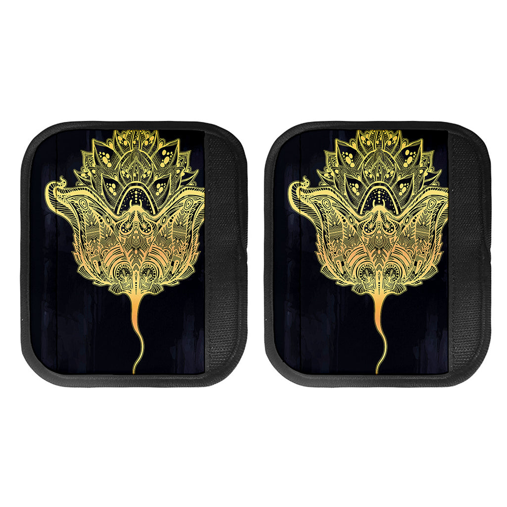 Golden Spiritual Stingray Print Handle Covers