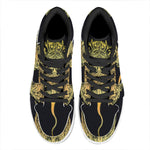 Golden Spiritual Stingray Print High Top Leather Sneakers
