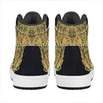 Golden Spiritual Stingray Print High Top Leather Sneakers