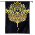 Golden Spiritual Stingray Print House Flag